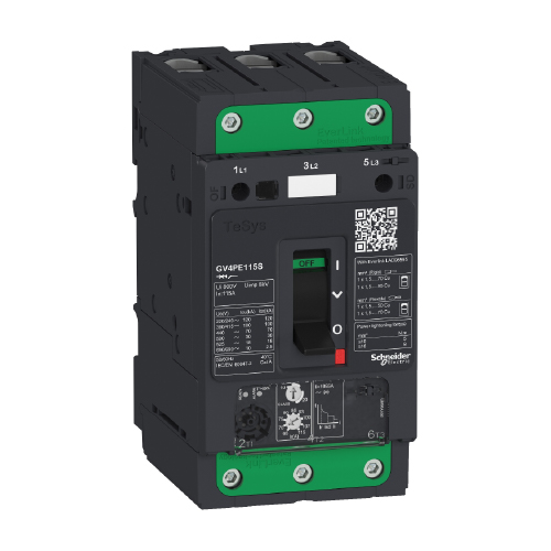 Guardamotor magnetotérmico 3P 40/80A 100kA